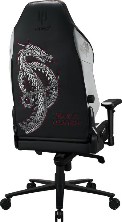 Actual product image Subsonic Apollon Collector / House Of The Dragon Black seat + grey/red