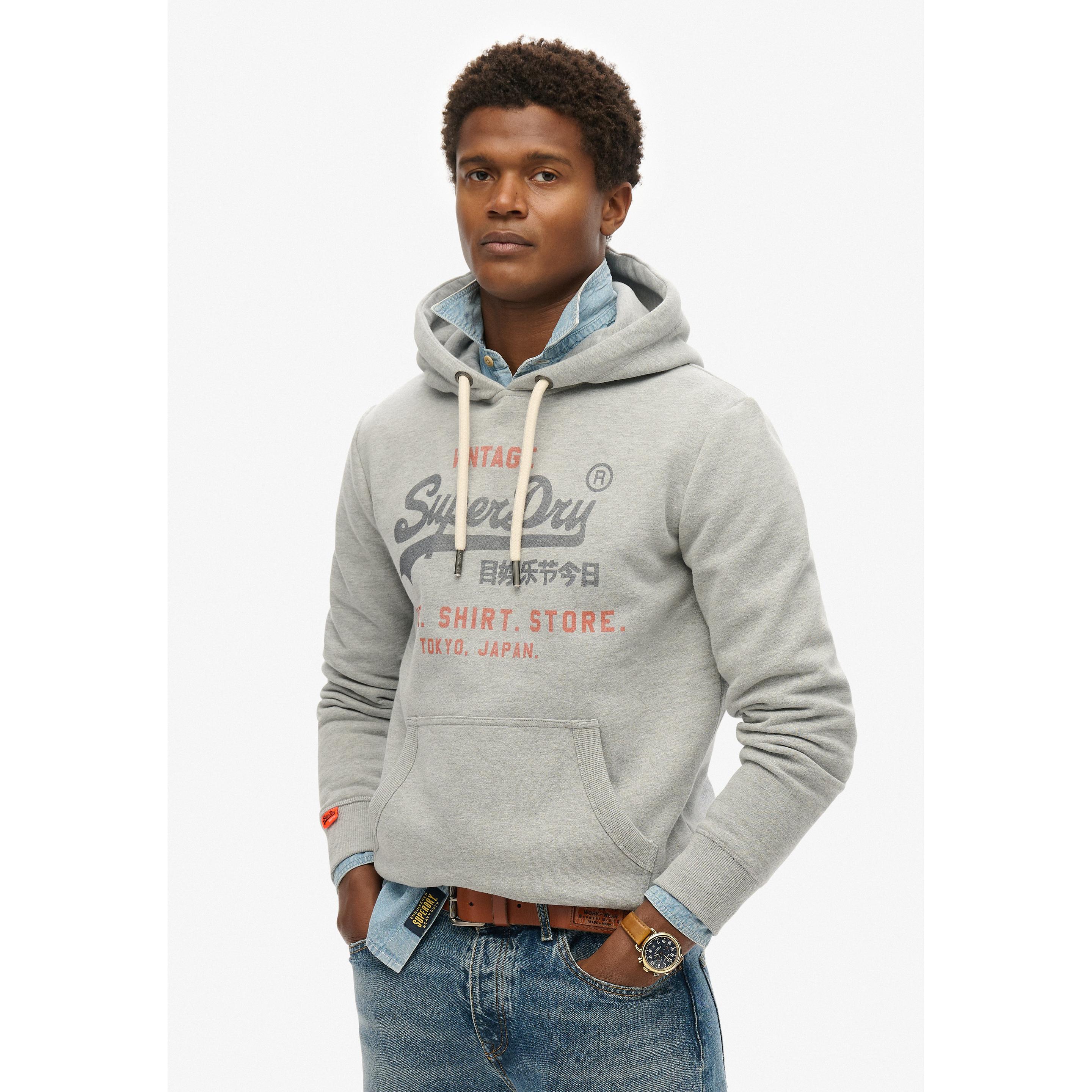 Thumbnail - Superdry, Herren, Pullover, Vl Heritage, Grau, (L)