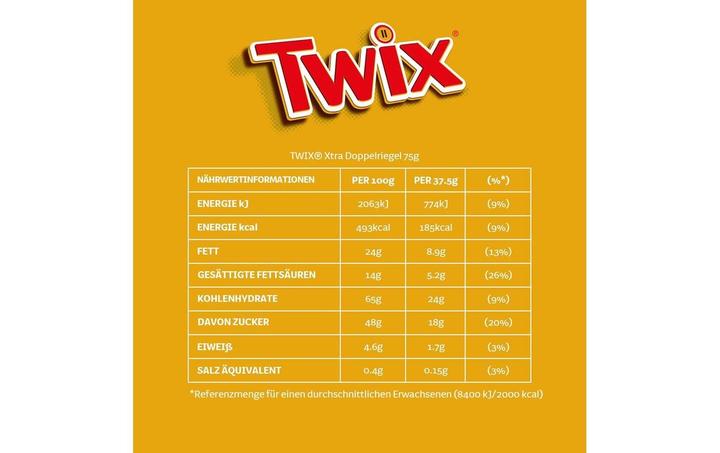 Actual product image Twix XTRA 30*75g (2250 g)