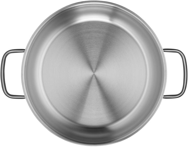 Immagine prodotto WMF Padella in acciaio inox 28 cm Gourmet Plus Induction non rivestita (28 cm, Padella per friggere, Acciaio inossidabile)