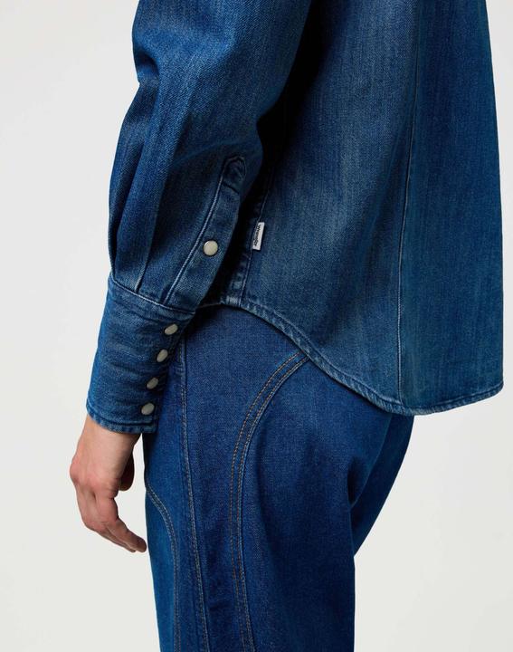 Actual product image Wrangler Jeanshemd Yoke Denim Shirt (S)