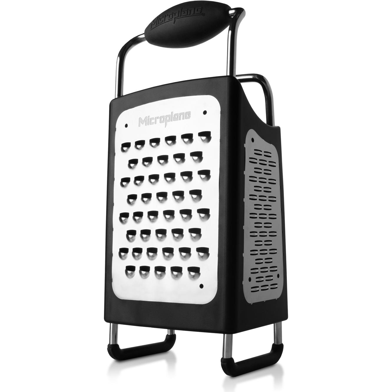 Microplane Grattugia multifunzionale quadrata, Grattugia, Nero