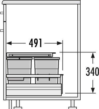 Produktbild Hailo Abfallsammler (34 l)