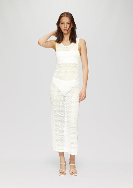 Image du produit S.Oliver Kleid Transparentes Feinstrick-Kleid mit Ajourmuster (L)