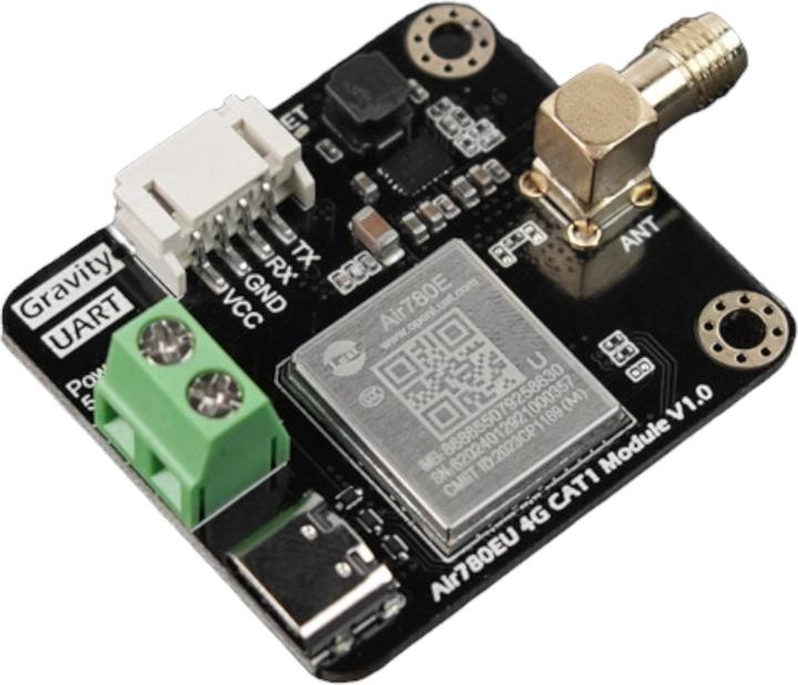 Actual product image DFRobot Gravity 4G/LTE IoT communication module Air780EU CAT1