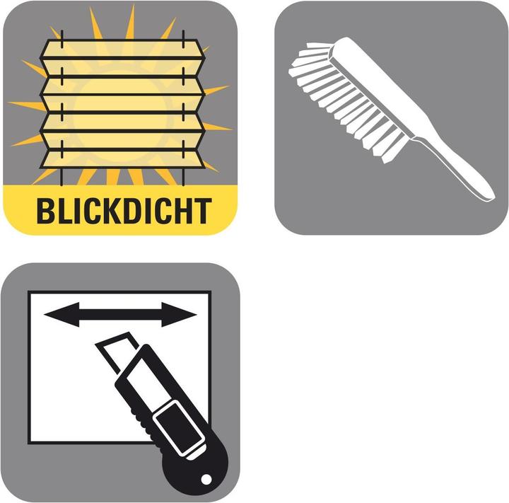 Produktbild Gardinia Easyfix Plissee mit 2 Bedienschienen (75 x 130 cm)