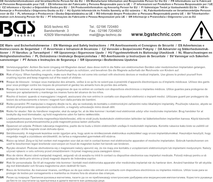 Immagine prodotto BGS Gancio magnetico (1 x)
