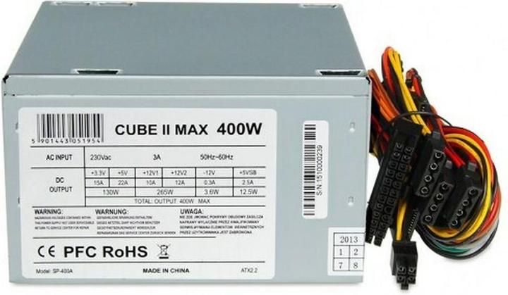 iBox CUBE II power supply 400W 12 CM FAN (400 W)