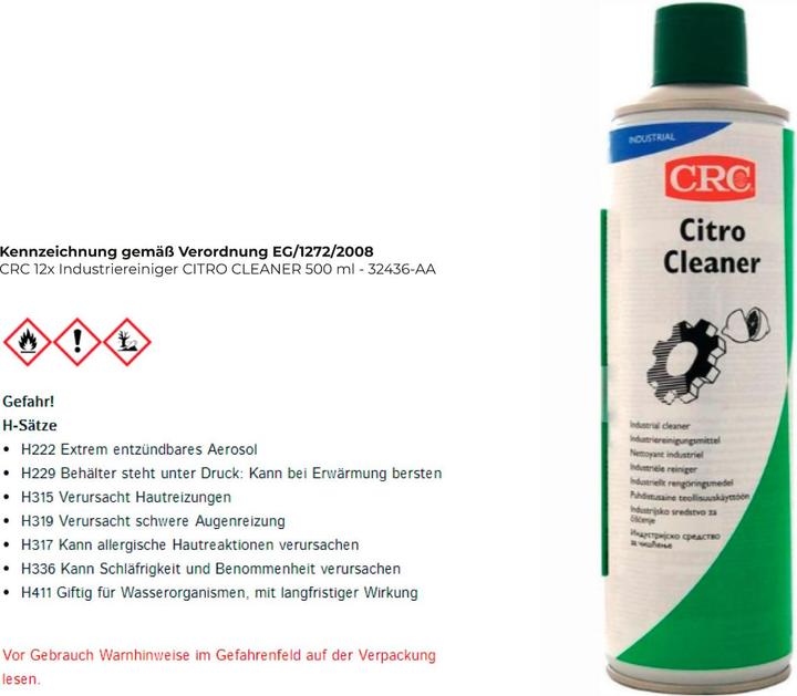 Immagine prodotto CRC Citrus-Reiniger (500 ml)