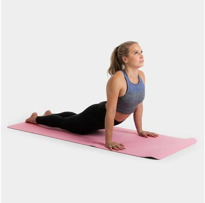 Actual product image Sko Yoga mat GYMSTICK Vivid line 61330PI 170x60x0.4 cm Pink / Gray (4 mm)