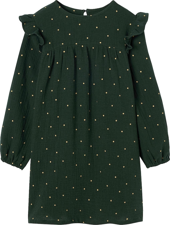 Image du produit Vertbaudet Robe fille à volants en mousseline (146)