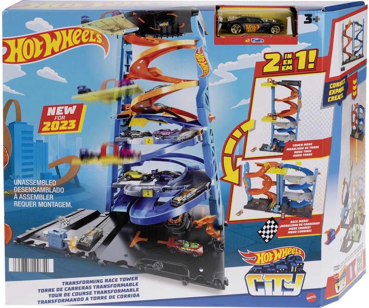 Produktbild Hot Wheels City 2-in-1-Rennturm Spielset