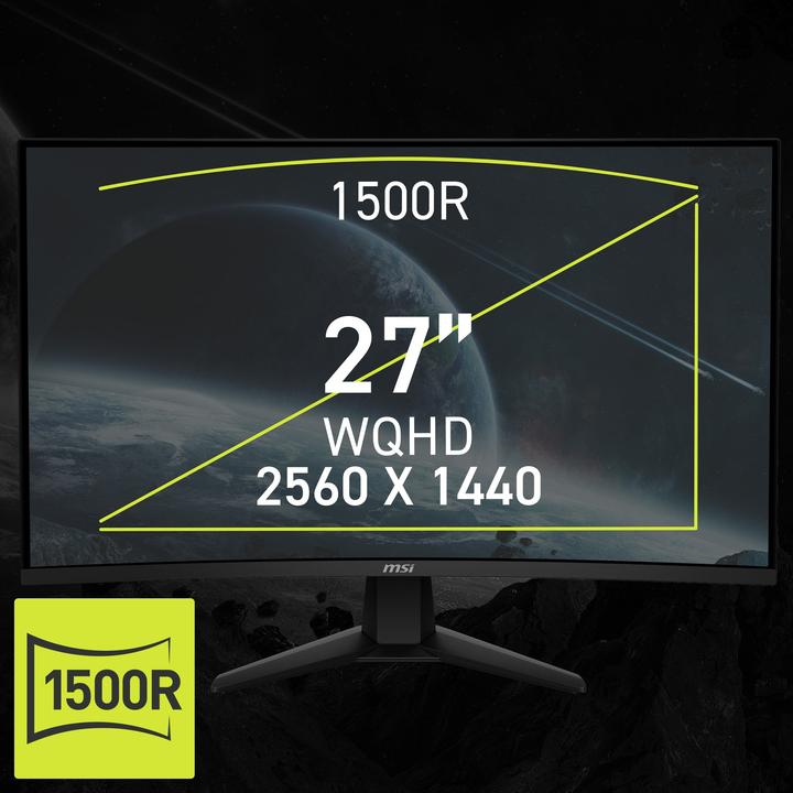 Image du produit MSI MAG 274CQF (2560 x 1440 pixels, 27")