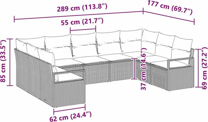 Produktbild vidaXL Kannon