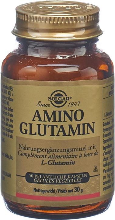 Produktbild Solgar Amino Glutamin (neu) Kaps (50 Stück, Kapseln, 139 g)