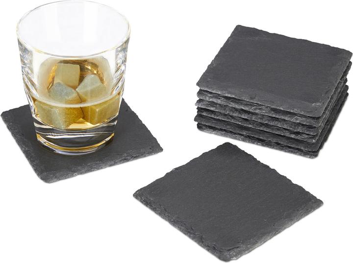 Produktbild Relaxdays Getränkeuntersetzer (8x, Glasuntersetzer)