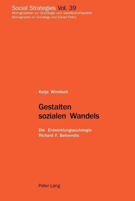 Produktbild Gestalten sozialen Wandels (Deutsch, Katja Windisch, 2005)