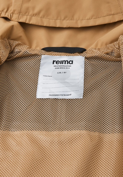 Immagine prodotto Reima tec Kinder Regenjacke Tuulos Peanut Brown (140)