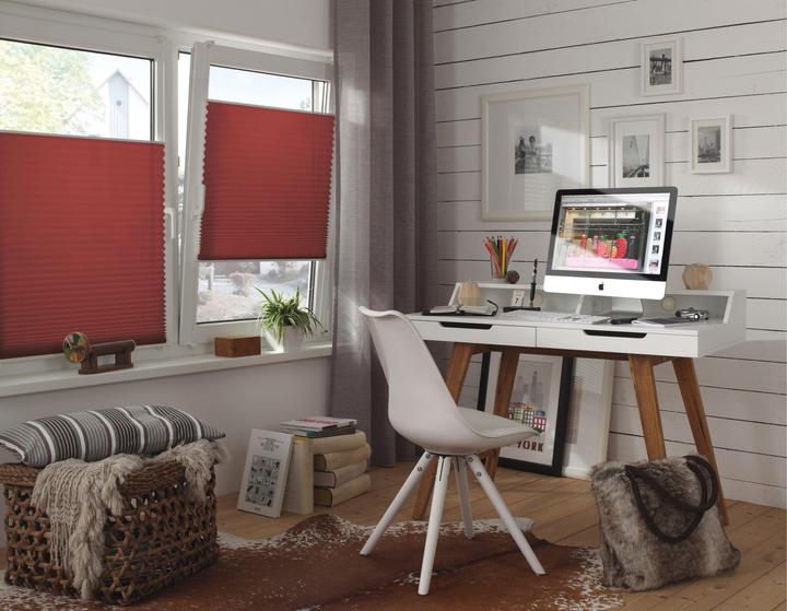 Image du produit Gardinia Store plissé Easyfix avec 2 rails de commande (60 x 130 cm)
