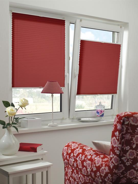 Actual product image Gardinia Easyfix pleated blind with 2 operating rails (90 x 130 cm)