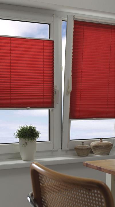 Actual product image Gardinia Easyfix pleated blind with 2 operating rails (90 x 130 cm)