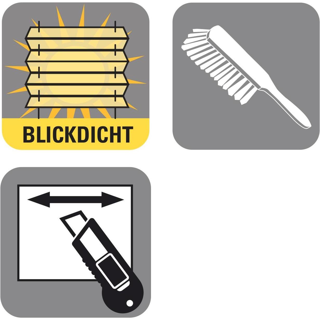 Thumbnail - Gardinia, Rollo, Easyfix Plissee mit 2 Bedienschienen (90 x 210 cm)