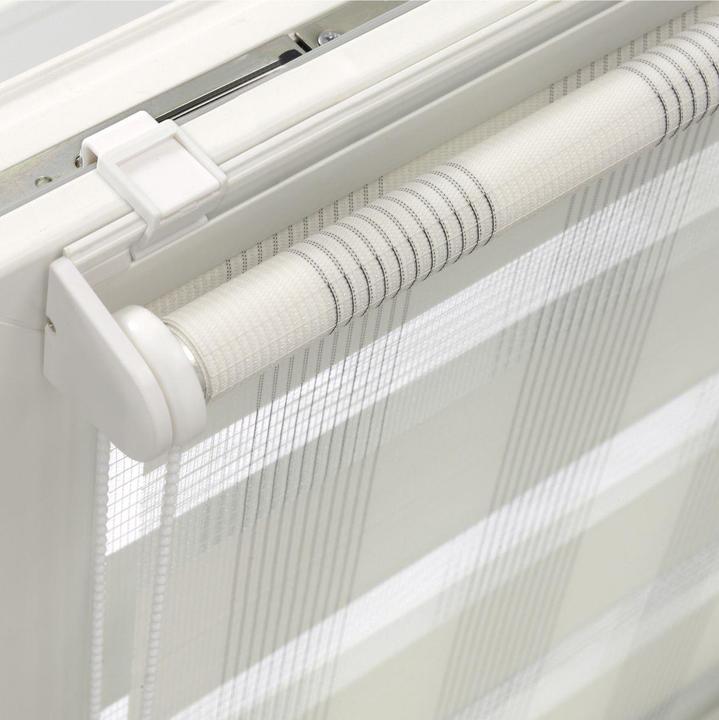 Actual product image Gardinia Easyfix double roller blind check (75 x 150 cm)