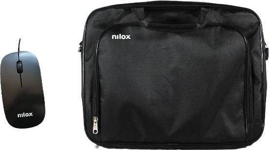 Actual product image Nilox NXMOS4156BK laptop bag 39.6 cm (15.6') Briefcase Black (15.60")