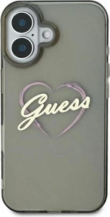 Produktbild Guess GUHCP16SHCHGSPK iPhone 16 6.1" czarny/black hardcase IML Heart (Apple iPhone 16)