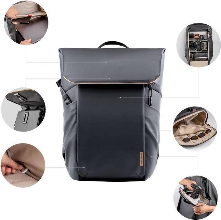 Actual product image Pgytech Ongo Air backpack 25L (obsidian black) (Photo backpack, 25 l)