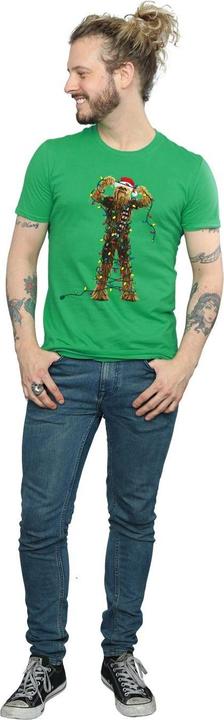 Produktbild Star Wars Chewbacca Christmas Lights TShirt (XXL)