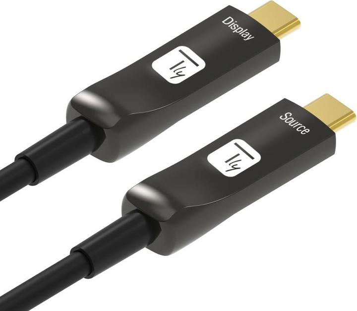 Produktbild Techly USB-C Kabel AOC Fiber M/M 10m (10 m, USB 3.0)