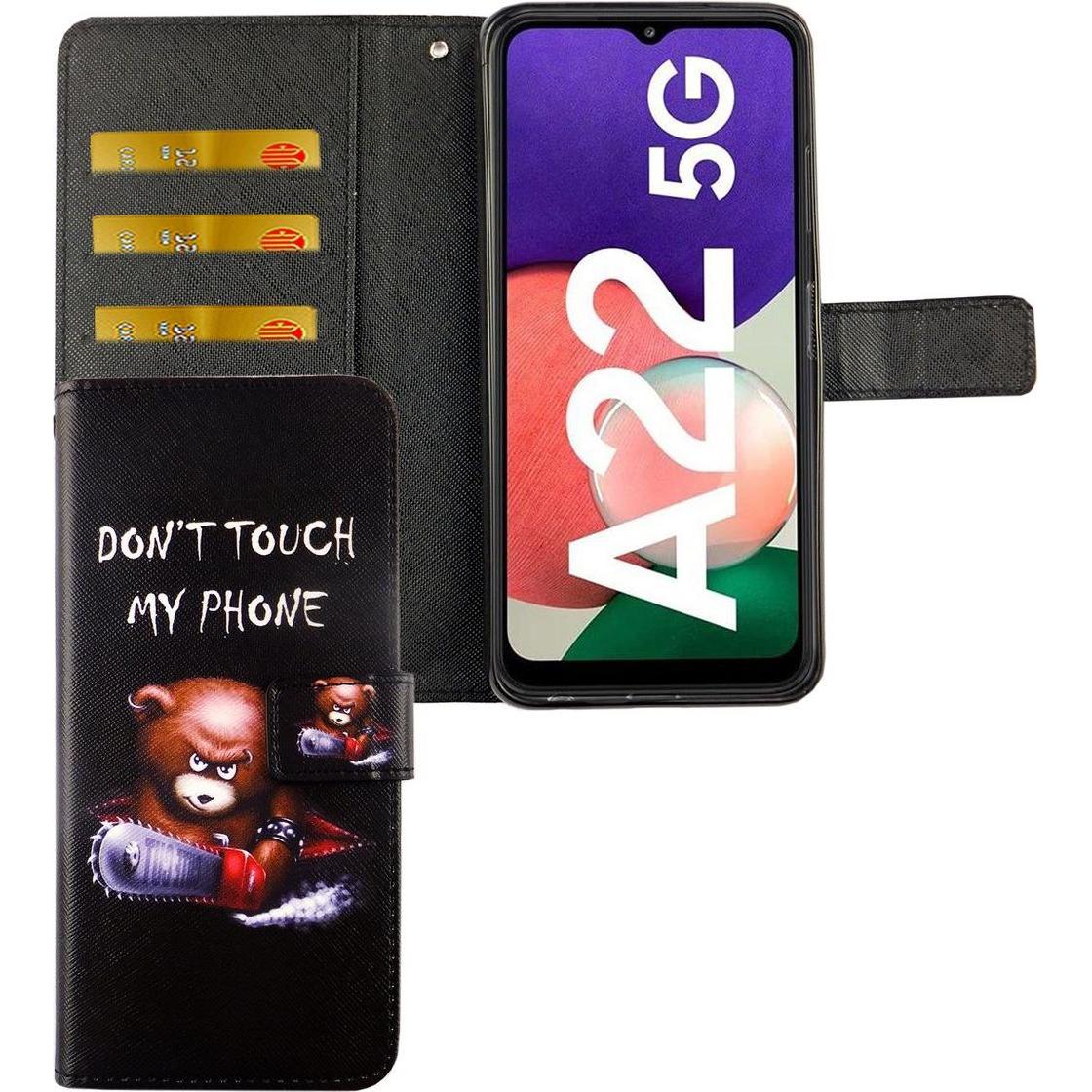 Thumbnail - König Design Handyhülle für Samsung Galaxy A22 5G Case Cover Schutztasche Schutzhülle Tasche (Samsung Galaxy A22 5G), Sm...