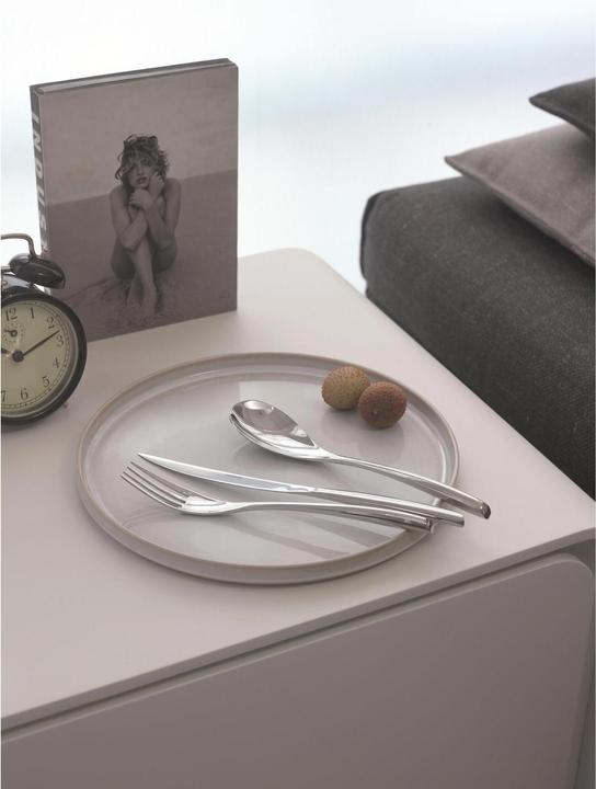 Produktbild Sambonet Besteck-Set Bamboo 24-teilig, Silber (24 Stk., Besteck Set)