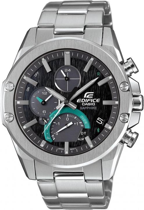 Edifice EQB-1000D-1AER (Chronograph, Hybrid watch, Analogue wristwatch, 49.90 mm)