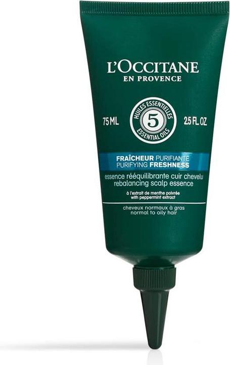 Actual product image L'Occitane En Provence Purifying Fresh Rebalancing Scalp Essence 75 Ml For Normal To Oily Hair (75 ml)
