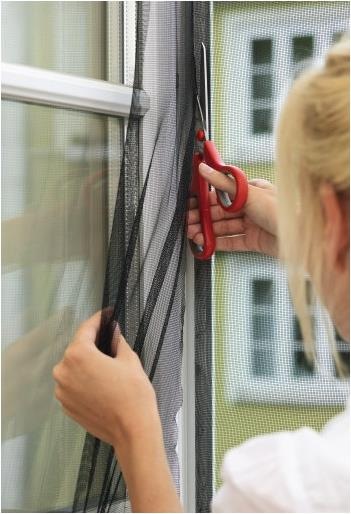 Actual product image tesa Insect screen STANDARD for windows, with Velcro tape, without drilling (100 x 100 cm)