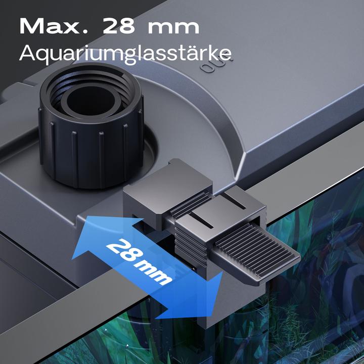 Actual product image SunSun HBL-803 Hang On Filter Attachment Filter 500l/h 6 W for aquariums up to 150 liters (150 l, Fresh water, Salt water)