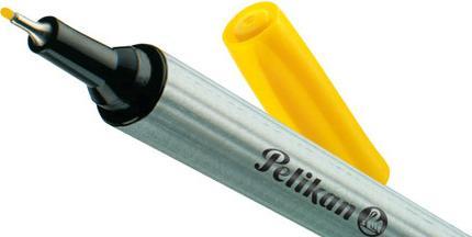 Produktbild Pelikan Fineliner 0,4mm 96 gelb (Silber, Gelb, 10 x)
