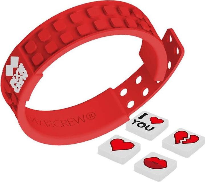 Actual product image Pixie Crew Kreatives Silikonarmband Love (21 cm, Silicone)