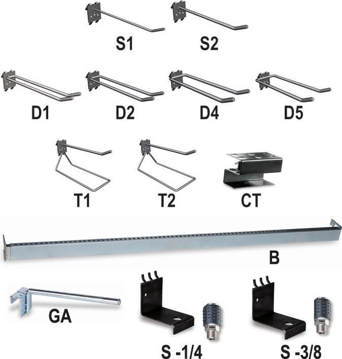 Actual product image BETA 068880024 6888D4-Haken zum Aufhängen Doppelt