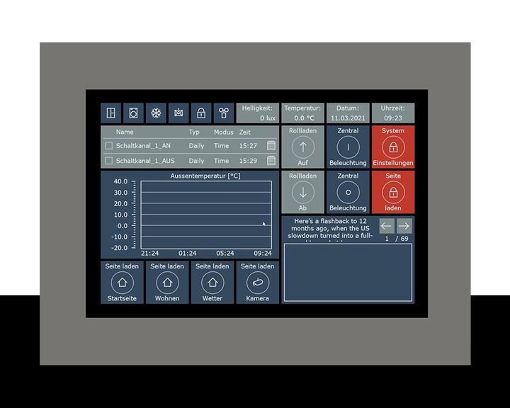 Actual product image MDT VC-1001.04 Touch panel VisuControl