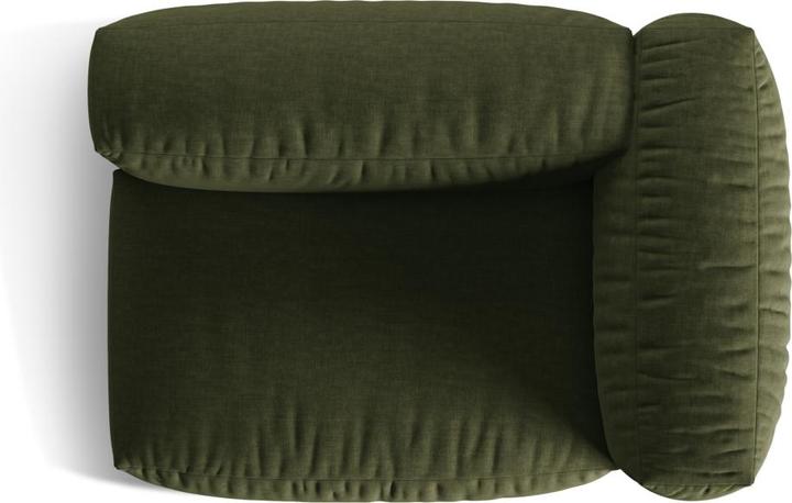 Image du produit Micadoni Chauffeuse Droit, "Martina", 1 Place, 121x106x75 Fabriqué en Europe (Canapé modulaire, 1 place)