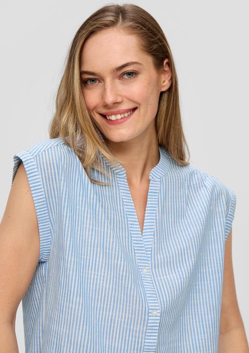 Immagine prodotto s.Oliver Bluse Gestreifte Baumwollbluse im Relaxed Fit (42)