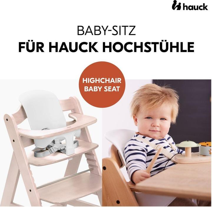 Produktbild Hauck Hochstühle Hochstuhl Beta Plus Natural - im Sparset (Treppenhochstuhl)