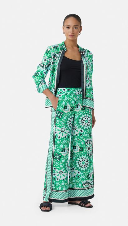 Produktbild Comma Hose Fliessende Schlupfhose mit Wide Leg und All-over-Print (44)