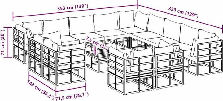 Image du produit vidaXL Aubrey