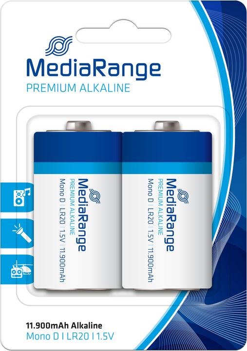 MediaRange Premium Alkaline (2 Stk., D, 11900 mAh)