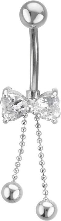 Image du produit Bijouteria Piercing nombril (Acier inoxydable, Laiton, Zircone)