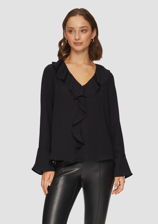 Immagine prodotto s.Oliver Bluse Volantbluse mit V-Ausschnitt (42)